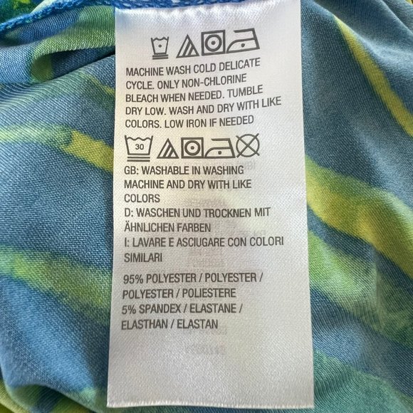 AmberNoon II by Dr. Erum Ilyas Size S Sleeveless UPF 50 Cropped Painted Jumpsuit - Picture 15 of 15